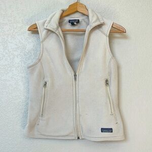 Patagonia Synchilla Fleece Vest Cream size Small